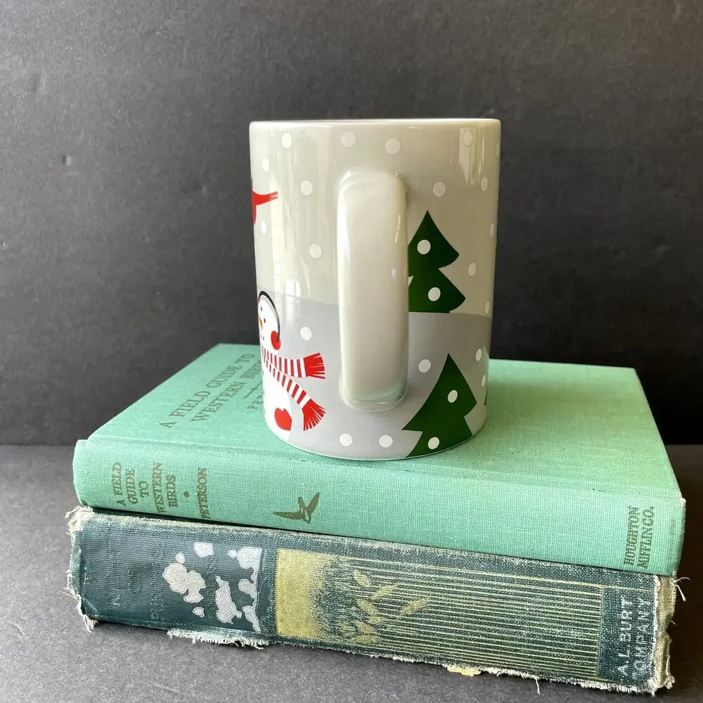 Crate & Barrel Snowpal Snowman Mug Christmas 2017 Joan Anderson